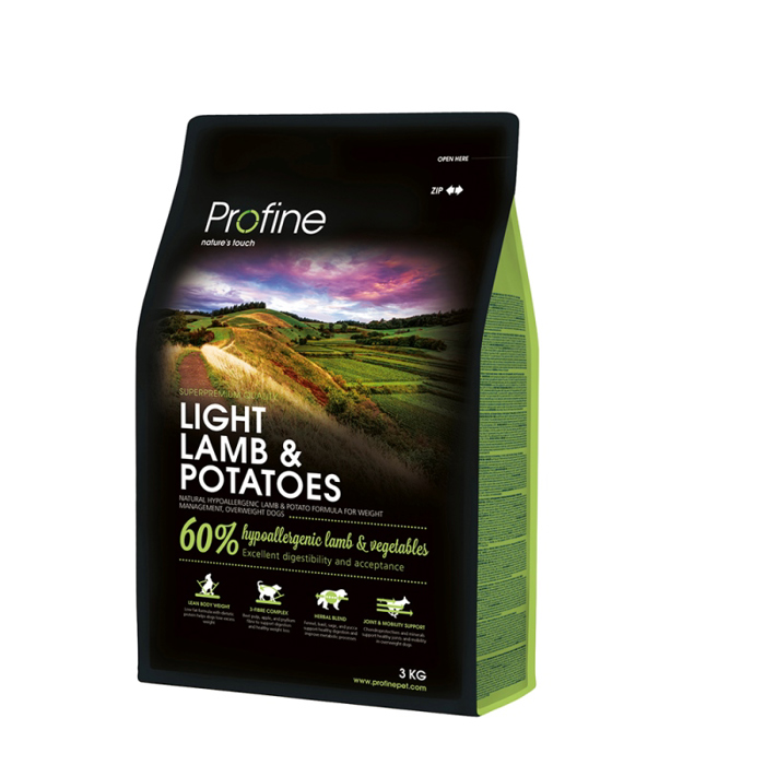 Profine Xira Trofi Skulou Light Arni & Patata 3Kgr